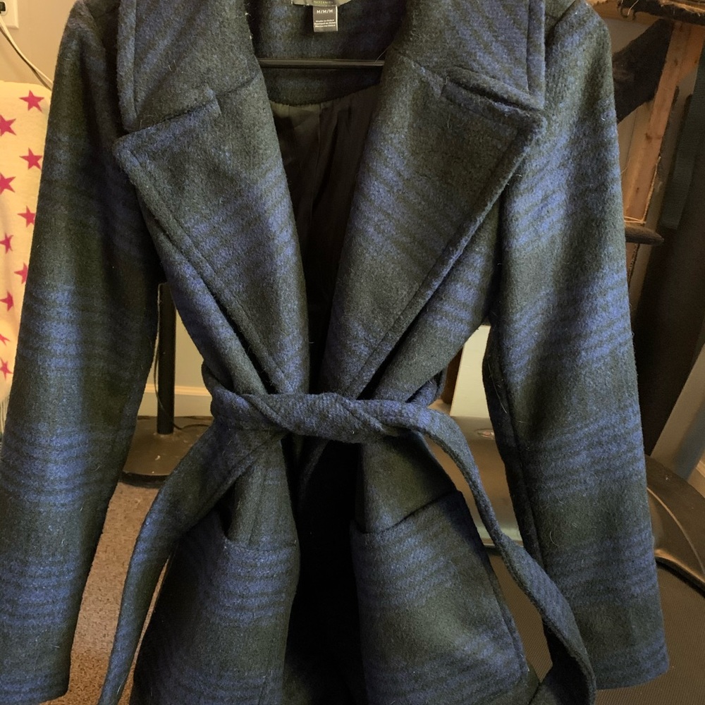 Maternity wool coat